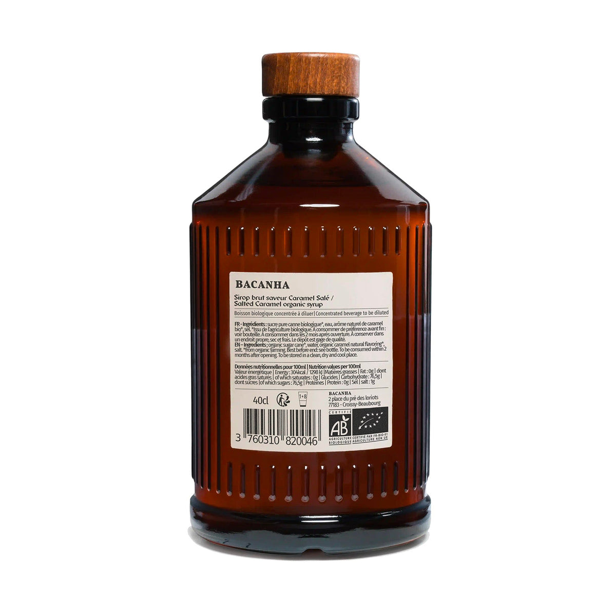 BACANHA – syrop karmel solony bio, 400 ml